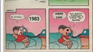 LENDO TIRINHAS DA TURMA DA MÔNICA PSICODÉLICA