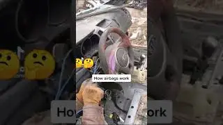 How Airbag works in a car accident. #cars#accidents #airbag