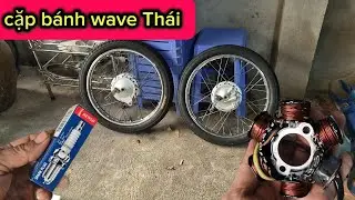 Cặp Bánh Wave Thái 110 Zin Thít Hợp Anh Em Vào Xe Nhà #CUỘCSỐNGTHỰCTẾ