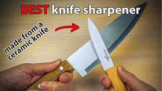 Transform old Ceramic Knife into the Best Knife Sharpener DIY