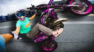 DIESES BIKE MEET ESKALIERT! (CRASH)