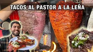 Los MEJORES Tacos al PASTOR y SIRLOIN a la LE&Ntilde;A que hay !!