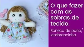 (Diy) Mini bonequinha, #reciclando