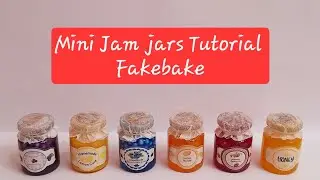 Easy DIY mini jam jars Tutorial Fakebake