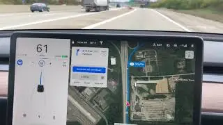 Tesla Nav on AP double exit