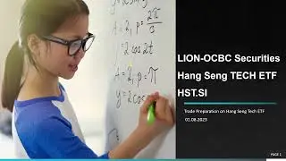 My Position in LION-OCBC Securities Hang Seng TECH ETF