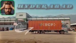 हैदराबाद (AGI Glaspac) Company ट्रक Loading के लिए Aaye ||