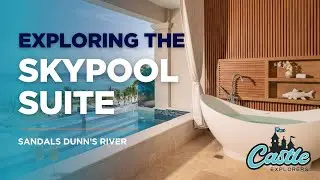 Sandals Dunn's River One Bedroom Skypool Suite Room Tour Walkthrough