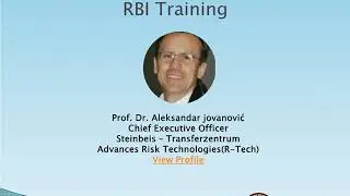 Risk Based Inspection Taining