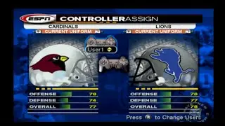 Ep2 NFL 2K4: Cards vs Lions Turn the volume DOWN!