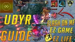 League of Legends Ranked Udyr Guide | Udyr Jungle Commentary: Udyr Build & Udyr Runes