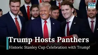 Trump Hosts Florida Panthers at the White House After Stanley Cup Win! | DRM News | AD1B