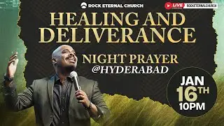 🔴 LIVE | SPECIAL NIGHT PRAYER | Ps.REENUKUMAR | 16th Jan 2026 | 10:00 PM | REC HYDERABAD