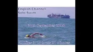2018 Solo English Channel Swim Owen Larsen 30 Sept 18