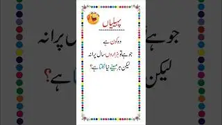 Urdu Paheliyan #paheliyan #shorts #shortsfeed #trending #viral #funny #generalknowledge