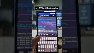 TV Hacked || Led TV Hacked Kali Linux #kalilinux #hacker #shortvideo #shorts