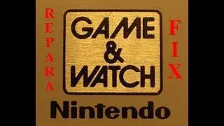 super mario bros game watch 80 ´s repair reparar fix arreglar