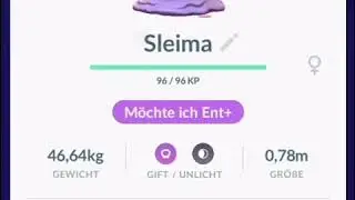 Ich entwickle mein Shiny Alola Sleima