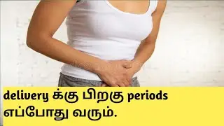 periods after delivery/periods after c section/ first period afr delivery @praneethmommychannel