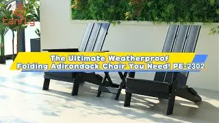 The ultimate Weatherproof Folding Adirondack chair You Need ! PE-2302