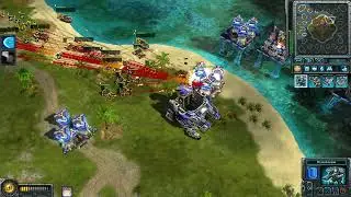 Red Alert 3 Skirmish Challenge: Roundhouse Redux - 3 AI Opponents FFA