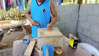 I Make wood box 30cm x 30cm for chicken nest 