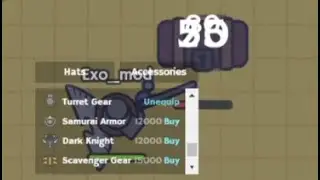 Perfect stacked reverse insta-kill in Moomoo.io