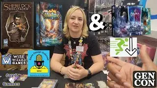 Sherlock Solitaire, Elemystic & Seeker Chronicles RunDown w/ Danielle Reynolds of Wise Wizard Games
