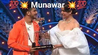 Munawar Lockup season 1 winner (final episode of lockup) #munawarfaruqui #lockupp