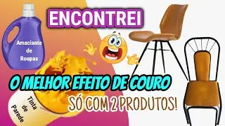 COMO TRANSFORMAR TECIDO EM COURO😱💡 [SUPER ECONÔMICO]