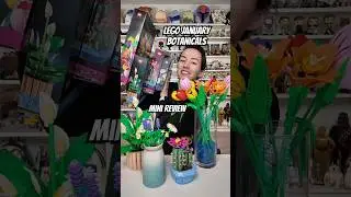 Краткий обзор тюльпанов, кактуса, спатифиллума и ромашек из LEGO! #lego #rlfm #legoflowers