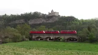 Zugverkehr auf der Saalebahn 2021 (Bad K&ouml;sen & Gro&szlig;korbetha)