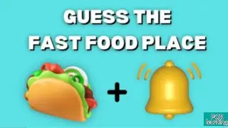 Guess The Food Place by Emoji | Food Quiz #qiuzmonster