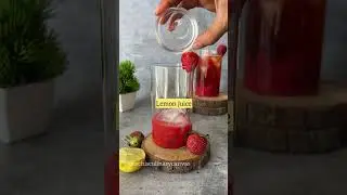 Strawberry Iced Tea #icedtea #icedtearecipe #easyrecipe #summerdrinks #strawberries #shorts_ #shorts