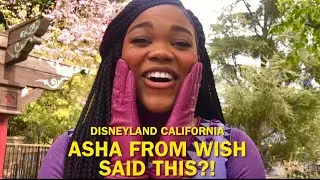 Asha from Wish Makes the Most Incredible Wishes at Disneyland! 2024 #disney