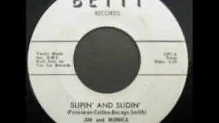 Jim & Monica - Slipin' and Slidin' 1964 45rpm