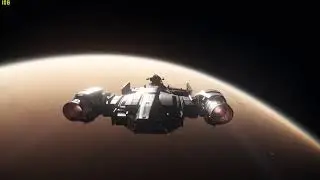 Star Citizen 3.3.6 Alpha - Space travel from Hurston to Ita with Cutlass Black
