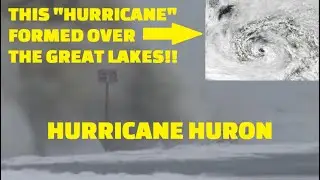 УРАГАН ГУРОН🌪 Тропический циклон, образовавшийся над Великими озерами!