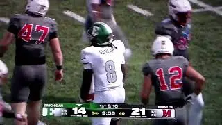 Eastern Michigan RB Tavierre Dunlap 25 yard run vs. Miami(Ohio)