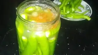 أسهل وأسرع طريقه لتخليل الخيار والفلفل البلدي