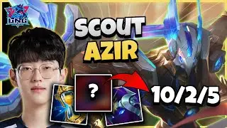 LNG Scout Azir vs Jayce | 14.17