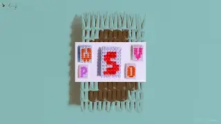 3d origami Letters N - Z