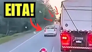 IMPRUDÊNCIA: PISOU e CADÊ MOTOR na RODOVIA?  Direção Defensiva