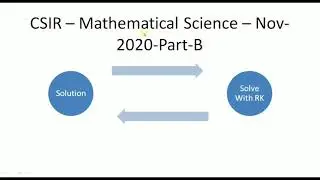 CSIR || Mathematics || November 2020 || Part-B || Question 30 and 37 #swrk #csirmathematics