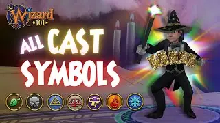 All Wizard101 Casting Symbols | Compilation