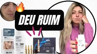Resenha ISDIN 99 FOTOULTRA ACTIVE UNIFY FUSION FLUID e NIGHT PEEL na pele com melasma