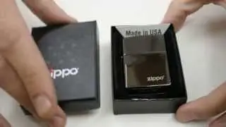 Запальничка Zippo 24756 ZL Ebony Zippo Logo