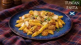 Tuscan Chicken Pasta Recipe | Easy Tomato Cream Chicken Breast & Penne Pasta