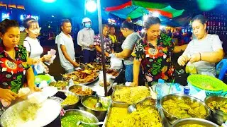 Popular Quick Home Dinners in Kandal Market, Cheap but Delicious! Less Than $1 Cambodian Street Food