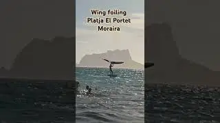Wingfoil. Platja El Portet, Moraira, Costa Blanca #music #beach #wingfoil #wingfoiling